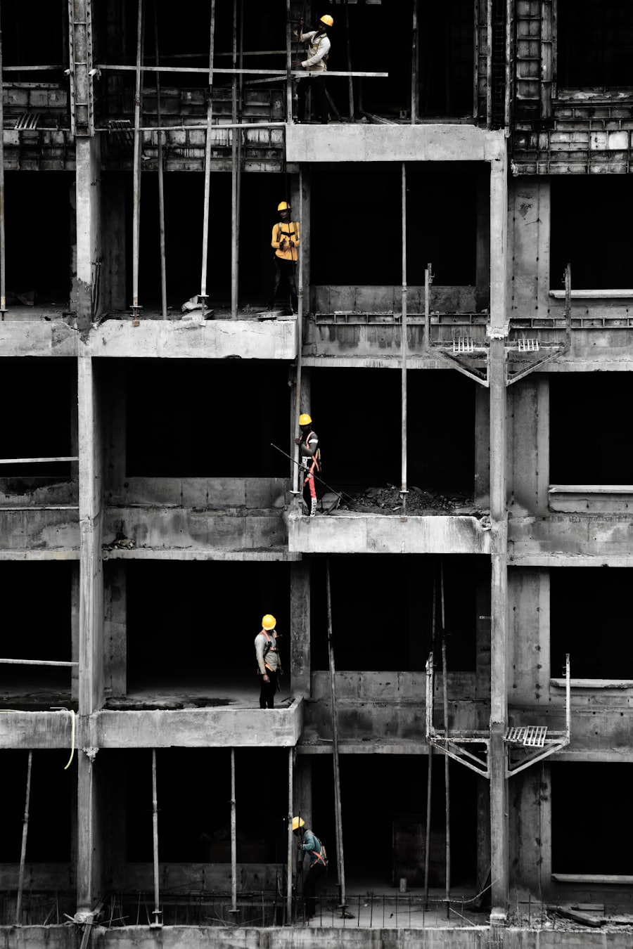 Construction site worker